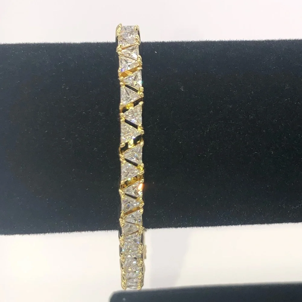46ct Trillion Tennis Bracelet - Picture 10 of 14